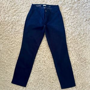 J. Crew Factory Frankie Chino Pant Size 2 Navy Style 08621